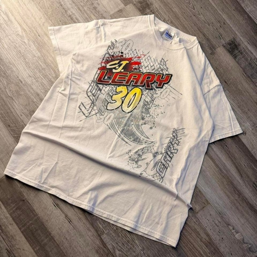 Racing Graphic Tee Boxy Fit AJ Leary 30 Dirt Track